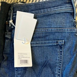 Mother The Insider Crop Step Fray